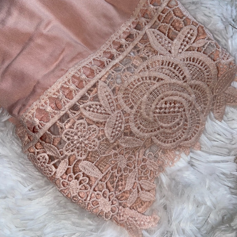Cotton Robe with LUX Lace - Picture 2 of 2